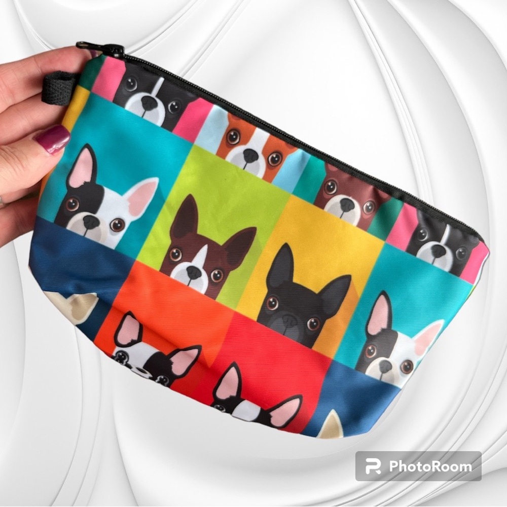 🐶🆕 Super Cool Makeup bag or Pencil Case with Dog Theme